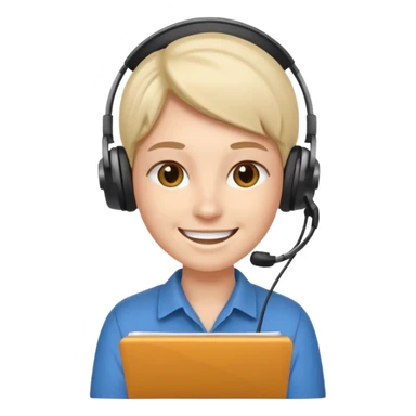 Tomando pedidos sticker