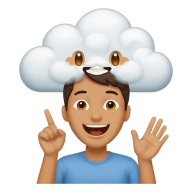 خر داره می‌خنده میگه عررر خفه شو  توی یه ابر جلوی دهنش sticker