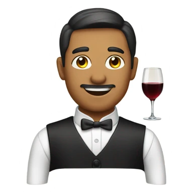 Wine waiter sticker
