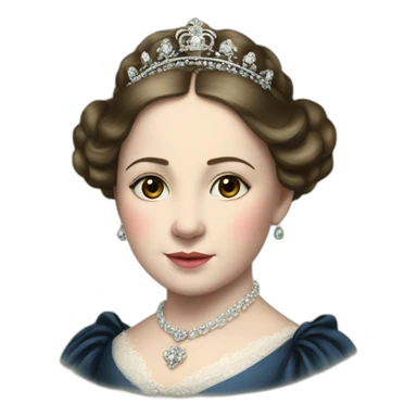 Queen Emma Victoria Age: 110 Birth: 6/22/1832  sticker