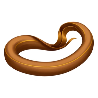 Crie um emoji de laço marrom sticker