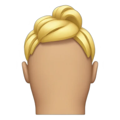 Fit back emoji sticker