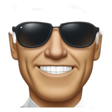 Joe Biden with sunglasses sticker