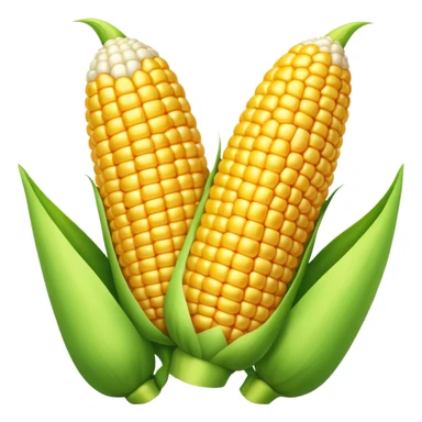 Two corns kissing sticker