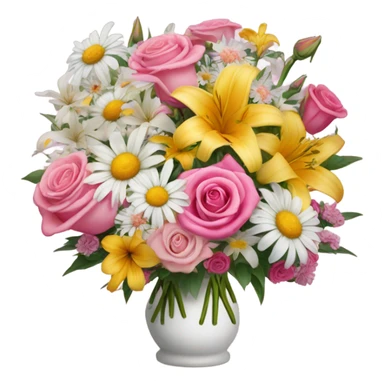 Flower arrangement sticker