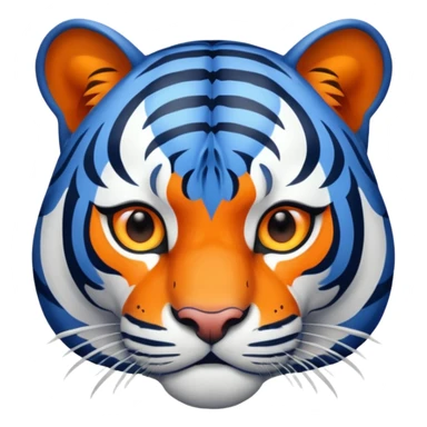 blue tiger sticker