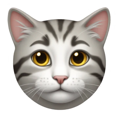 белый котик sticker