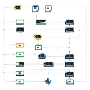 linked list data structure with nodes connected by arrows sticker