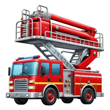 A fire truck sticker