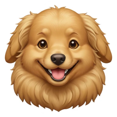 make it funny happy dog sticker