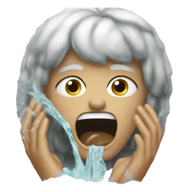 Craving water sticker