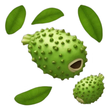 sour sop with sneaky face sticker