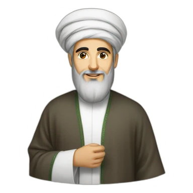 iranian imam wearing amameh sticker