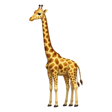A giraffe emoji sticker