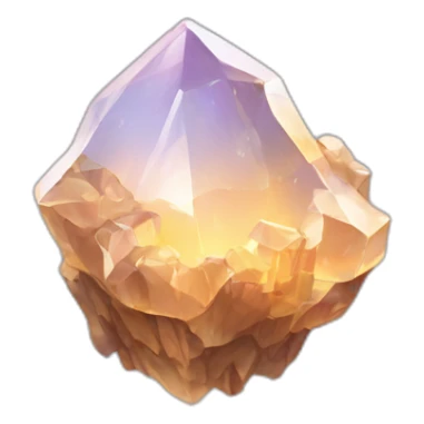 Crystal formation sticker