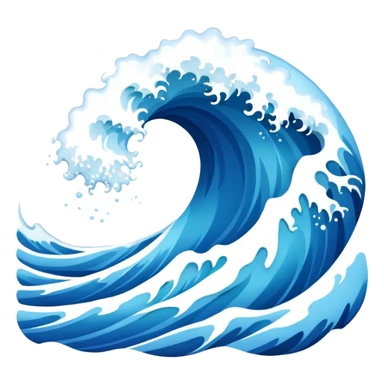 ocean wave sticker