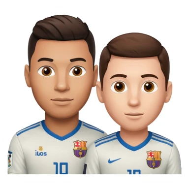 Ronaldo ve Messi yan yana olsun sticker