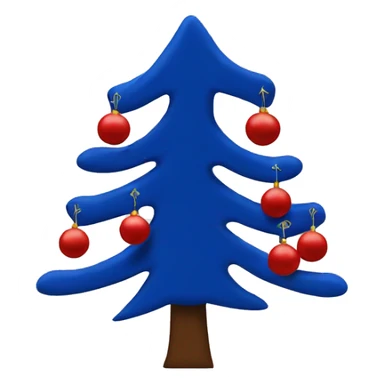 Buffalo bills Christmas tree sticker