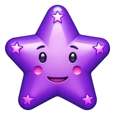 The word "banger" surrounded by purple stars sticker