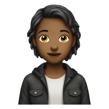 Girl that looks like a cute boy sticker