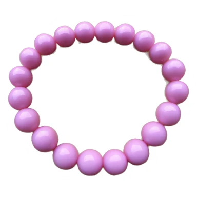 Bracelet pink beads  sticker