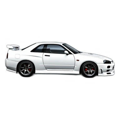 Nissan gtr skyline r34 sticker