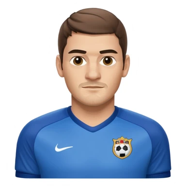 Casillas football player sticker