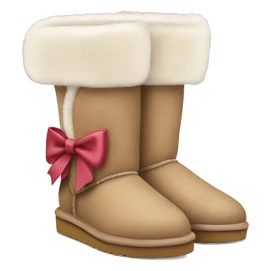 ugg with bow sticker