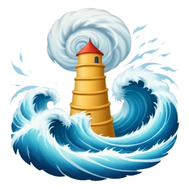 Tornado Tsunami sticker