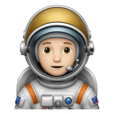 astronaut man with broken helmet sticker