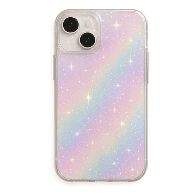 sparkly pastel phone case sticker