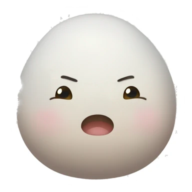 sad cute mochi sticker