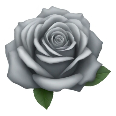 gray rose sticker
