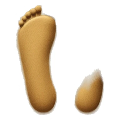 Feet in sand sticker