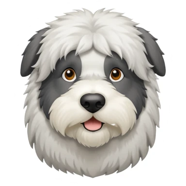 Perro viejo pastor inglés sticker