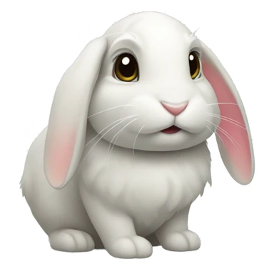 Rabbit with a Noé sticker