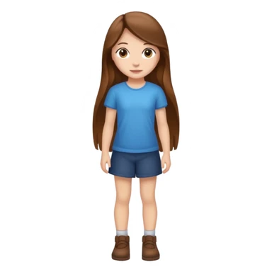 High resolution of ful body girl sticker