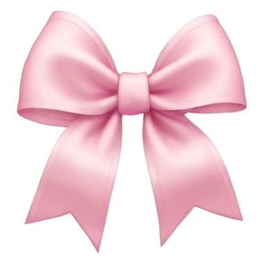 Light pink bow sticker