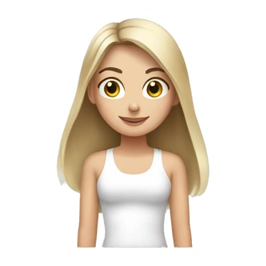 Pilates brunette white girl sticker