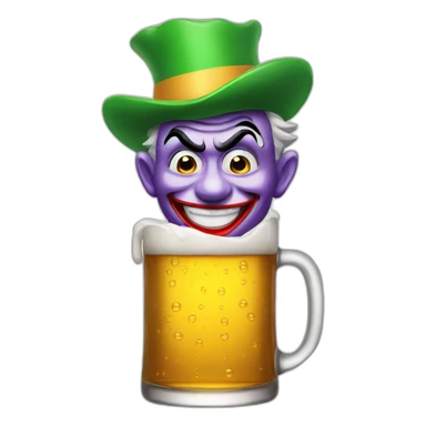 Joker beer sticker