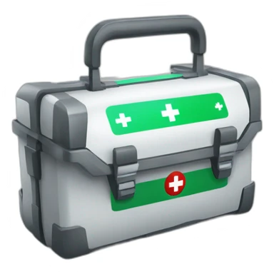 futuristic technological Field first aid kit sticker