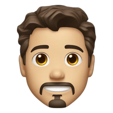 Tony stark iron man sticker