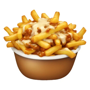 Poutine qui mange des pates sticker