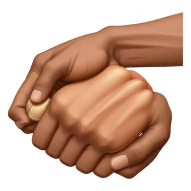 Emoji con una mano en el culo  sticker