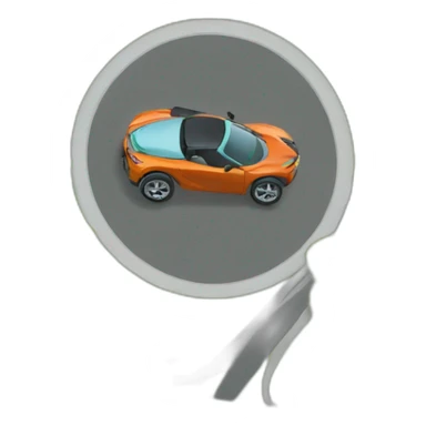 Moto qui traverse un rond point  sticker