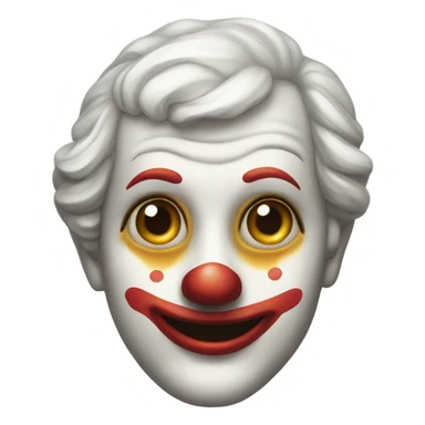 narcissus clown sticker