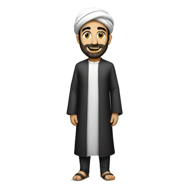 Iranian in national clothe sticker