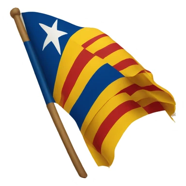 catalonia's flag sticker
