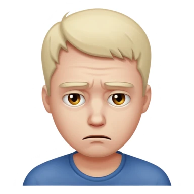 Defeated man  sticker