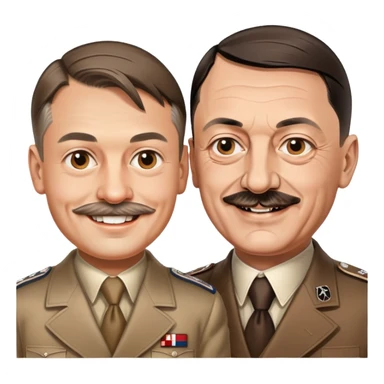 hitler kissing orban viktor make a discord emoji for me sticker